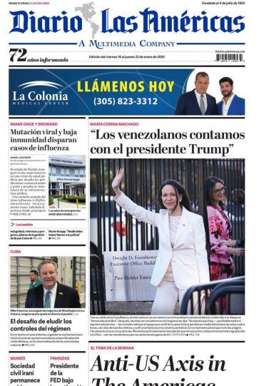 Edición del viernes 16 al jueves 22 de enero de 2026 Edición del viernes 16 al jueves 22 de enero de 2026