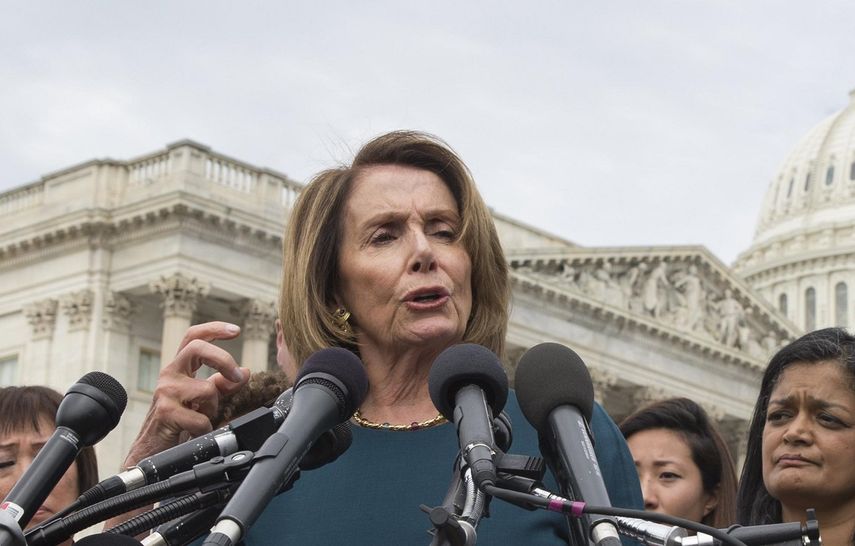 Nancy Pelosi, líder demócrata en la Cámara de Representantes de los EEUU, participó en el encuentro con el presidente Donald Trump sobre el futuro de los dreamers.