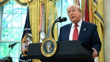 El presidente de EEUU, Donald Trump.