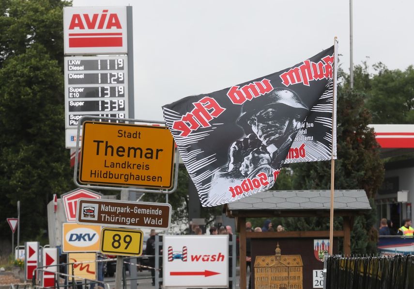 Festival neonazi en Themar, Alemania.&nbsp;