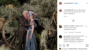 Vicente Fernández y Doña Cuquita