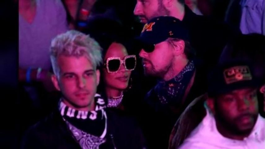 Leonardo DiCaprio y Rihanna fueron vistos juntos en el Festival de Coachella  (CORTESÍA) 