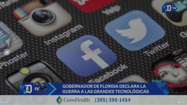 gobernador de florida declara la guerra a las grandes tecnologicas