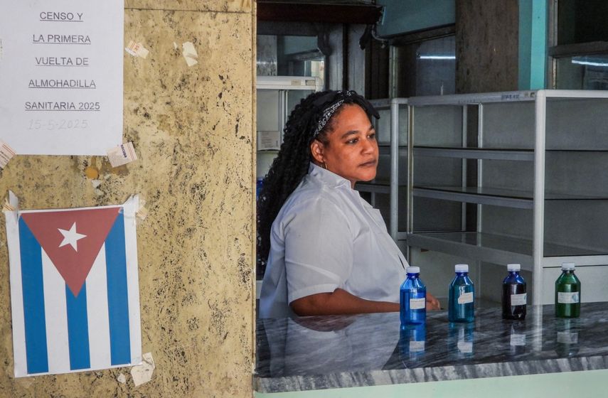 Farmacia vacía, sin insumos ni medicinas en Cuba.