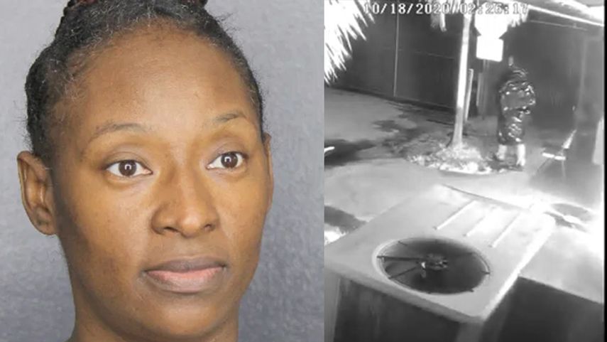 Las autoridades acusan a Saprell Frazier, por un incendio en un centro de reciclaje en Pompano Beach.