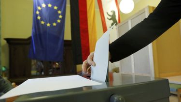 Ciudadano alemán vota.&nbsp;