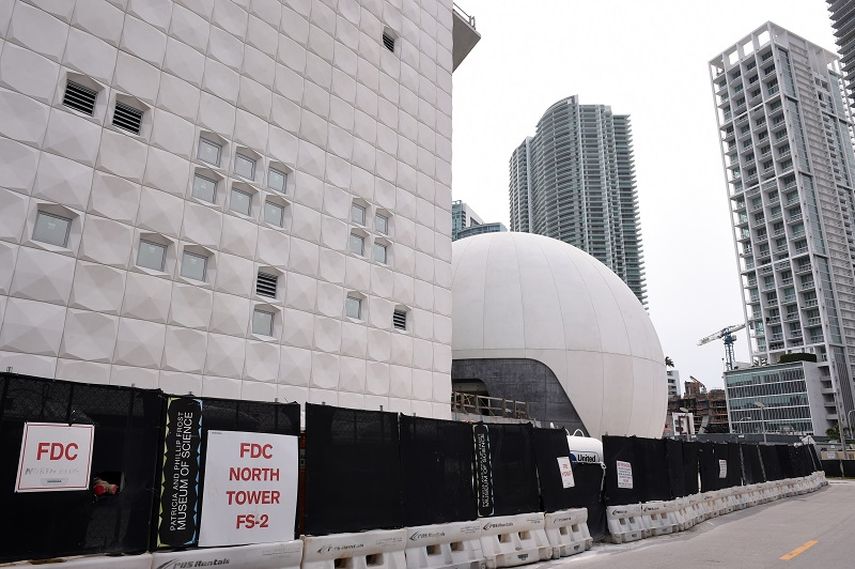 Museo de Ciencias Frost, aún sin terminar y pendiente de nuevos fondos para finalizar su construcción (ALVARO MATA)