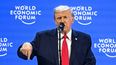 El presidente de Estados Unidos Donald J. Trump en su discurso ante un auditorio abarrotado durante el Foro Económico Mundial de Davos Suiza. El presidente de Estados Unidos Donald J. Trump en su discurso ante un auditorio abarrotado durante el Foro Económico Mundial de Davos Suiza.