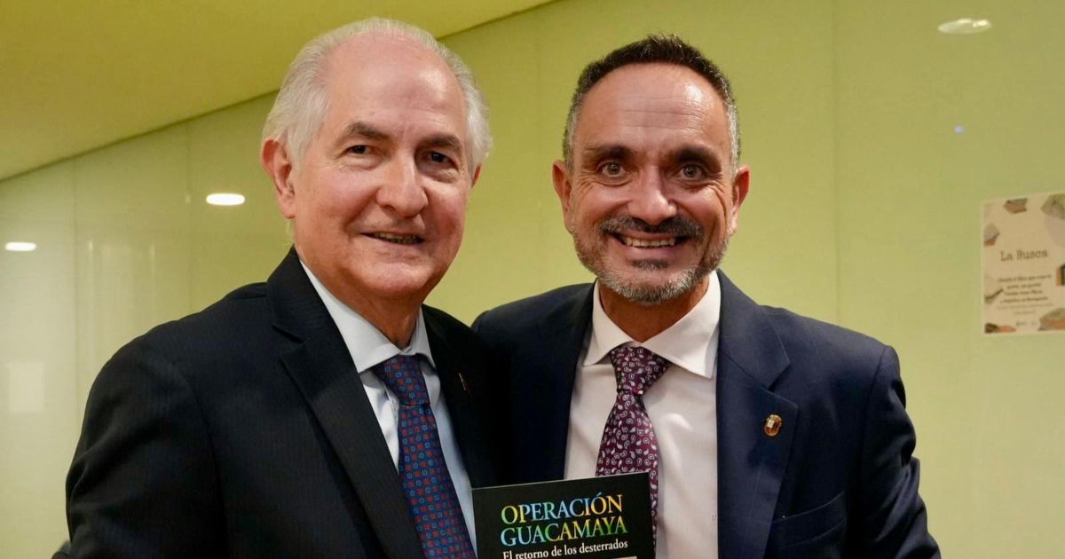 Antonio Ledezma presenta en Móstoles su libro “Operación Guacamaya y el retorno de los desterrados”