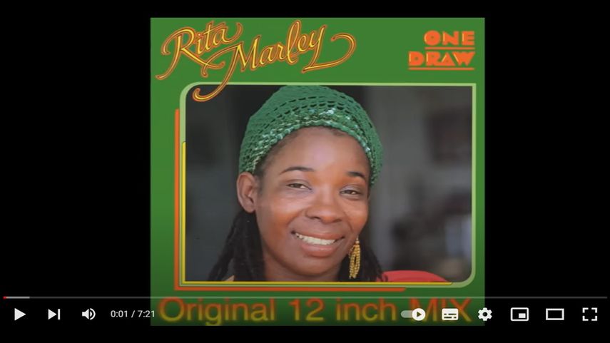 Rita Marley, esposa de Bob Marley.