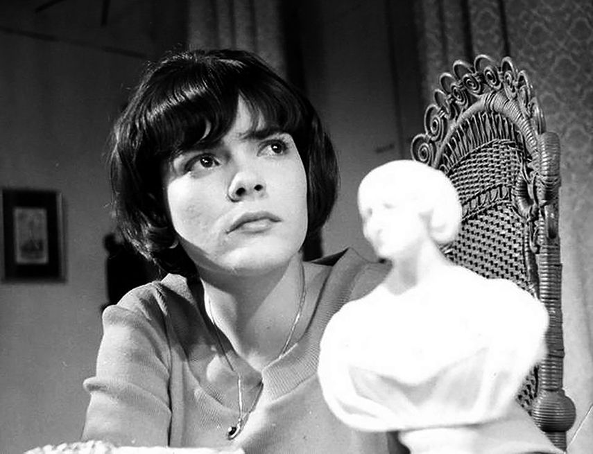 Fotograma de la película donde apreciamos la actuación de Luisa María Güell. (CORTESÍA)