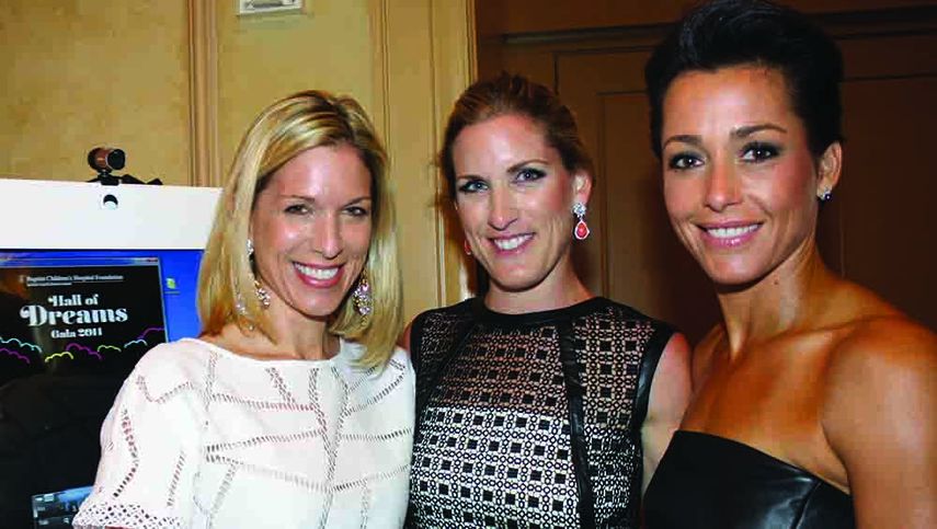 Lany Drody, Cristina Sullivan y Gina Gardners, Co-Chairs of the gala.