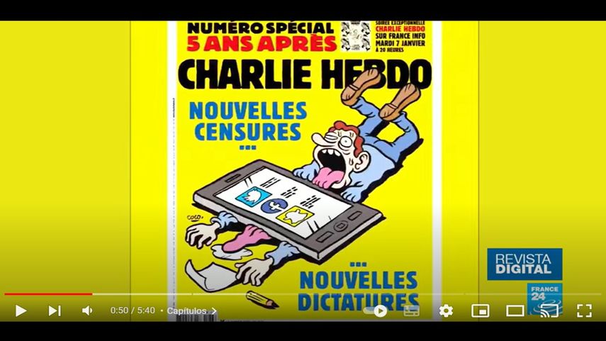 La revista francesa Charlie Hebdo.