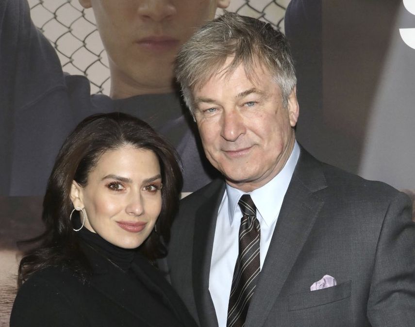 En esta fotograf&iacute;a de archivo del 20 de febrero de 2020 Hilaria Baldwin, izquierda, y Alec Baldwin en el estreno de West Side Story en Broadway.&nbsp;