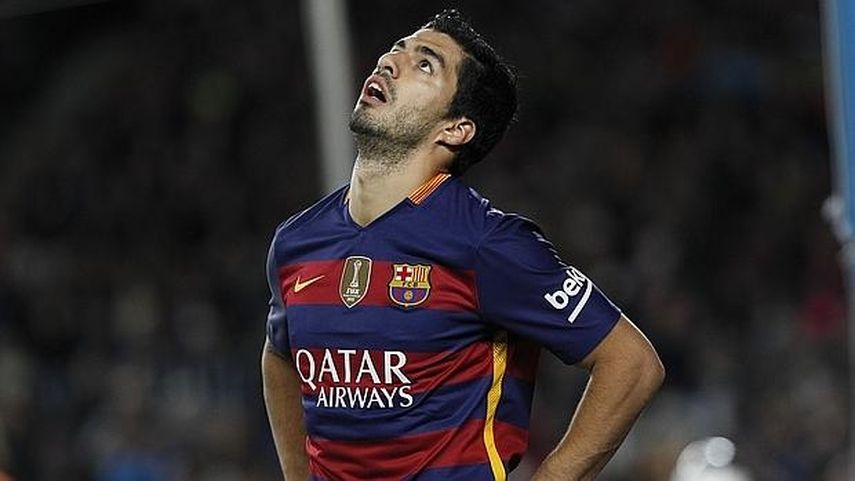 Suárez se encontró hoy con el arco rival. (EFE)