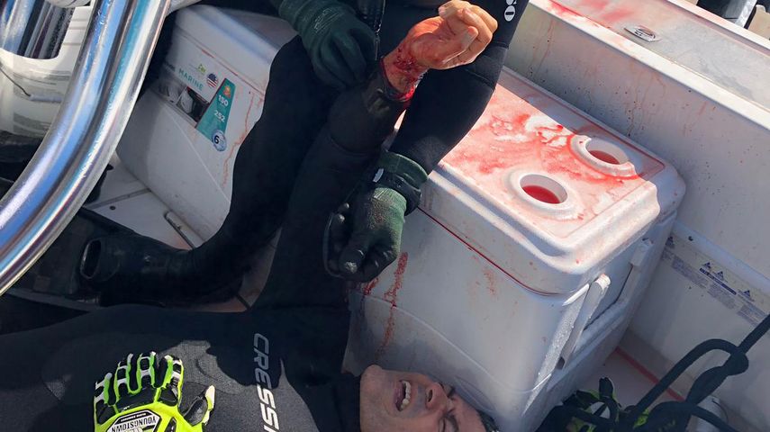 Álvaro Ordóñez, capitán de la selección Colombia de pesca submarina.