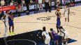 Jalen Brunson # 11 de los New York Knicks intenta un tiro libre durante el último cuarto contra los San Antonio Spurs en el segundo partido de las Finales de la NBA 2026 en el Frost Bank Center el 5 de junio de 2026 en San Antonio, Texas.