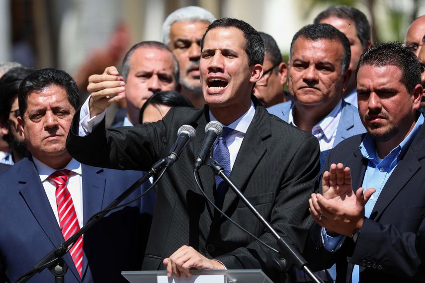 El presidente interino de Venezuela, Juan Guaidó.