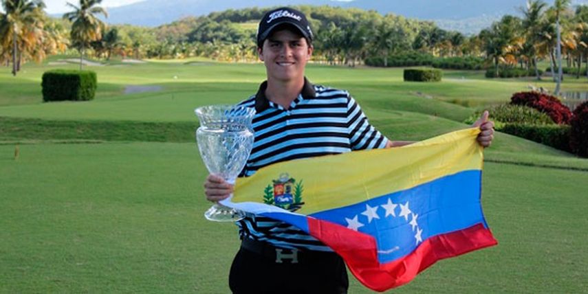 Pichu García es una de las promesas del golf mundial (cortesía Jorge García)