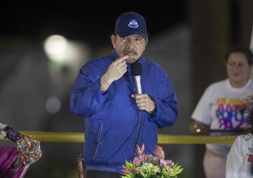 El dictador de Nicaragua, Daniel Ortega. 