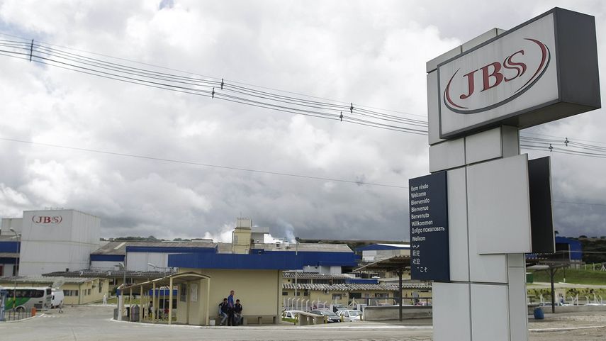 Imagen de archivo del conglomerado brasileño JBS, mayor productora de proteína animal del mundo, vinculado con el escándalo de corrupción que afecta al presidente Michel Temer.&nbsp;