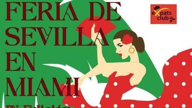 Póster de la cuarta edición de la Feria de Sevilla en Miami.&nbsp;