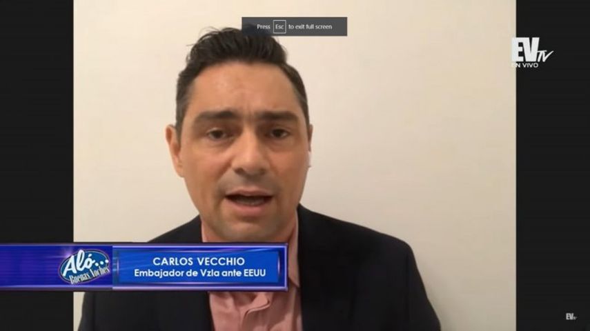 El Embajador de Venezuela ante Estados Unidos, Carlos Vecchio.