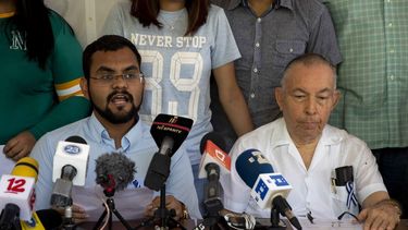 Miembros de la Alianza Cívica, movimiento opositor de Nicaragua.