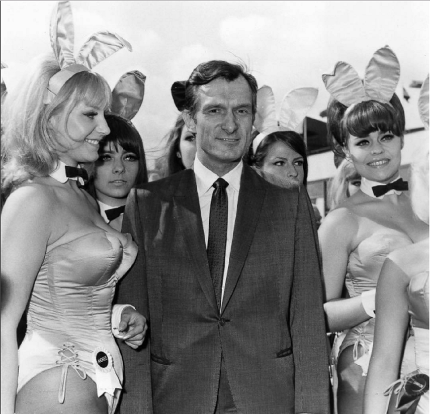 El carismático fundador de la revista Playboy, Hugh Hefner.