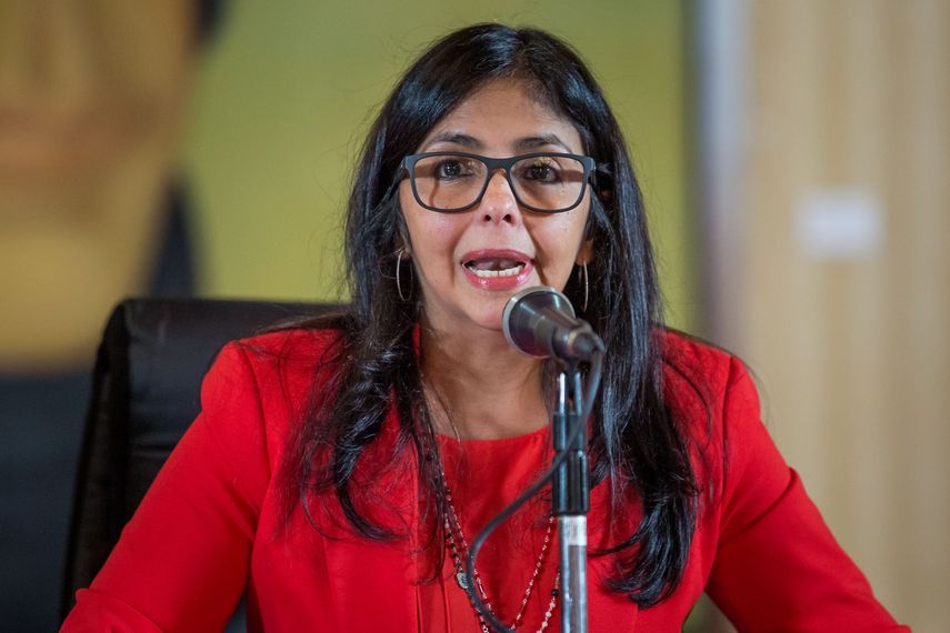 Delcy Rodríguez. canciller de Venezuela&nbsp;
