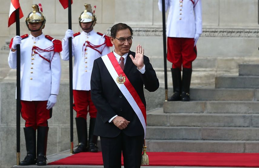 El presidente de Perú, Martín Vizcarra.&nbsp;