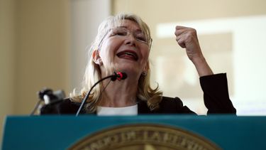 La exfiscal de Venezuela, Luisa Ortega Díaz.&nbsp;