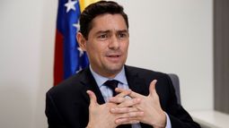 Carlos Vecchio, embajador de Venezuela en EEUU designado por el presidente en cargado, Juan Guaidó.