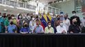 Plataforma Unitaria de la oposición en Venezuela en rueda de prensa.