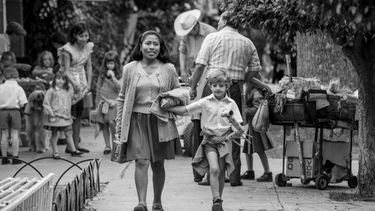 Fotograma de la cinta mexicana Roma, del cineasta Alfonso Cuarón.