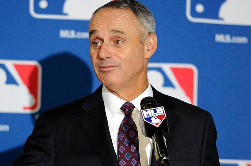 El comisionado de la MLB, Rob Manfred (foto MLB.com)