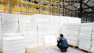 Material electoral para la jornada de votación en Ecuador.