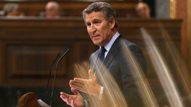 Alberto Núñez Feijóo, líder del PP en España.&nbsp;