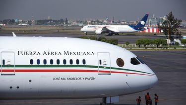 Foto tomada el 3 de diciembre del 2018 del avi&oacute;n presidencial de M&eacute;xico, en el Aeropuerto Benito Ju&aacute;rez de Ciudad de M&eacute;xico.&nbsp;
