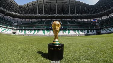 La Copa del Mundo en uno de los estadios donde se jugar&aacute; el pr&oacute;ximo Mundial en Qatar 2022.&nbsp;