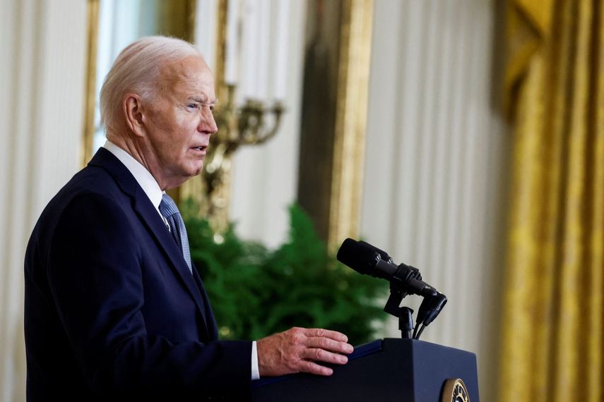 El presidente Joe Biden en la Casa Blanca.