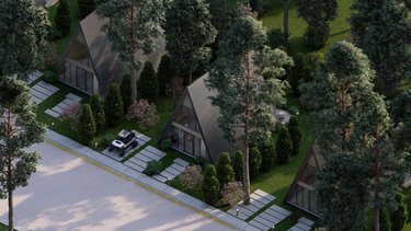 Modelos de cabañas de San Gabriel Club Campestre.&nbsp;