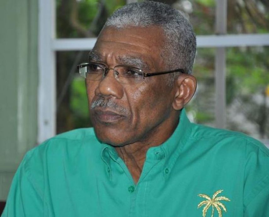 El presidente de Guyana, David Granger (TWITTER)