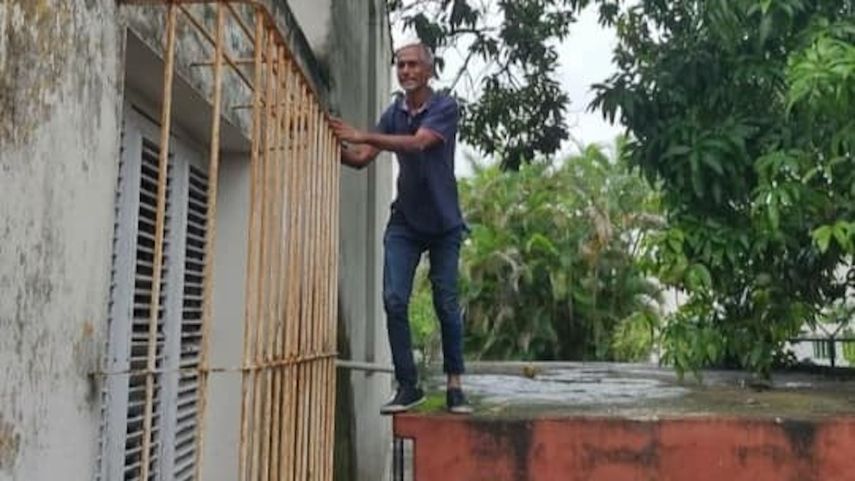 Ladrón de iglesias en Cuba atrapado in fraganti.&nbsp;