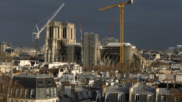 Imagen de la reconstrucción de la catedral de Notre-Dame de París.&nbsp;
