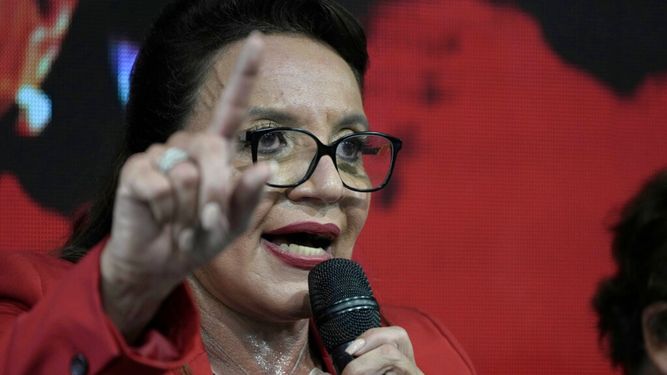 Xiomara Castro en Tegucigalpa, Honduras.