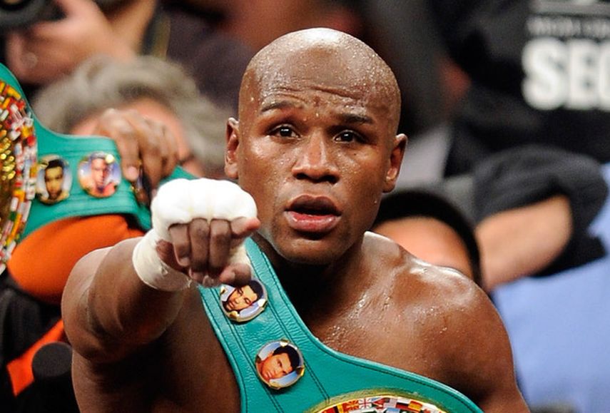 Floyd Mayweather lidera la lista por tercera vez en cuatro años. (CORTESÍA)