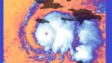 El satélite Sentinel-3 de Copernicus captura el huracán Melissa horas antes de llegar a Jamaica.&nbsp; &nbsp;