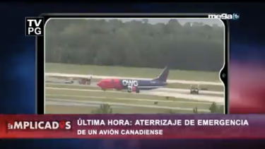 Avión accidentado.