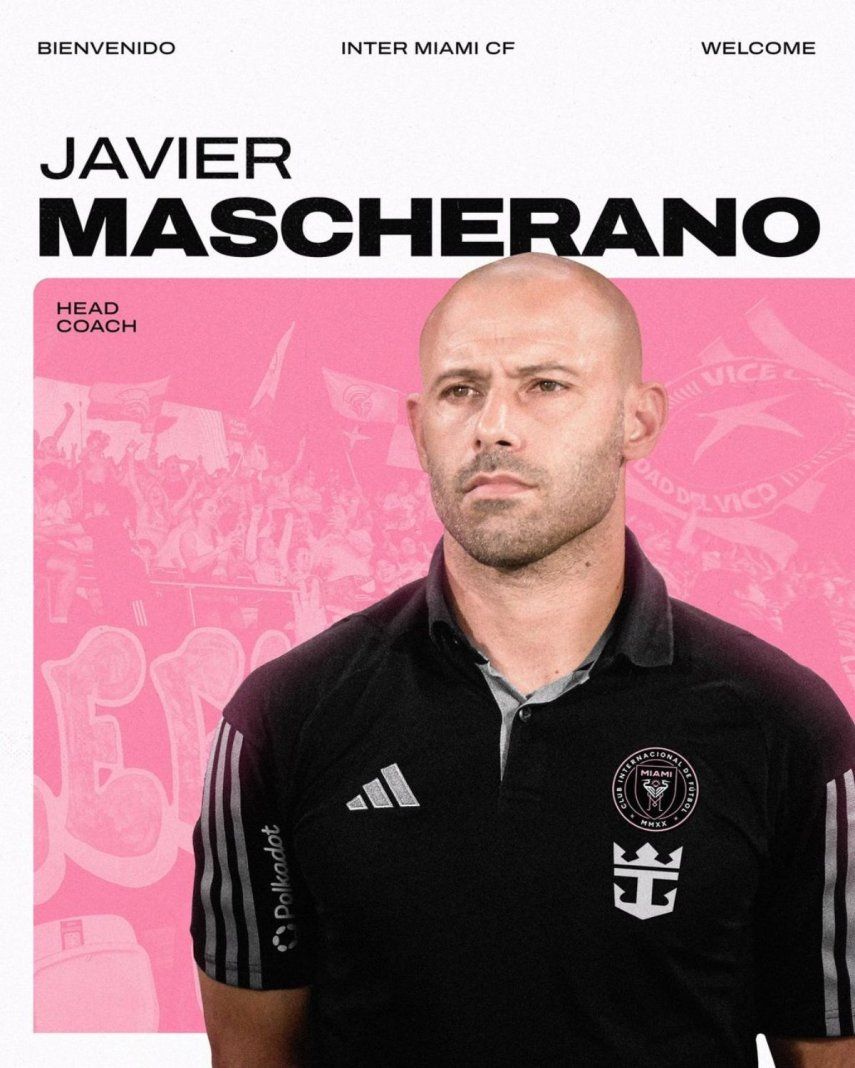 Javier Mascherano fue designado como el nuevo director técnico del Inter Miami, el 26 de noviembre de 2024.